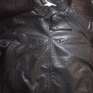 Men's Black Leather Jacket
